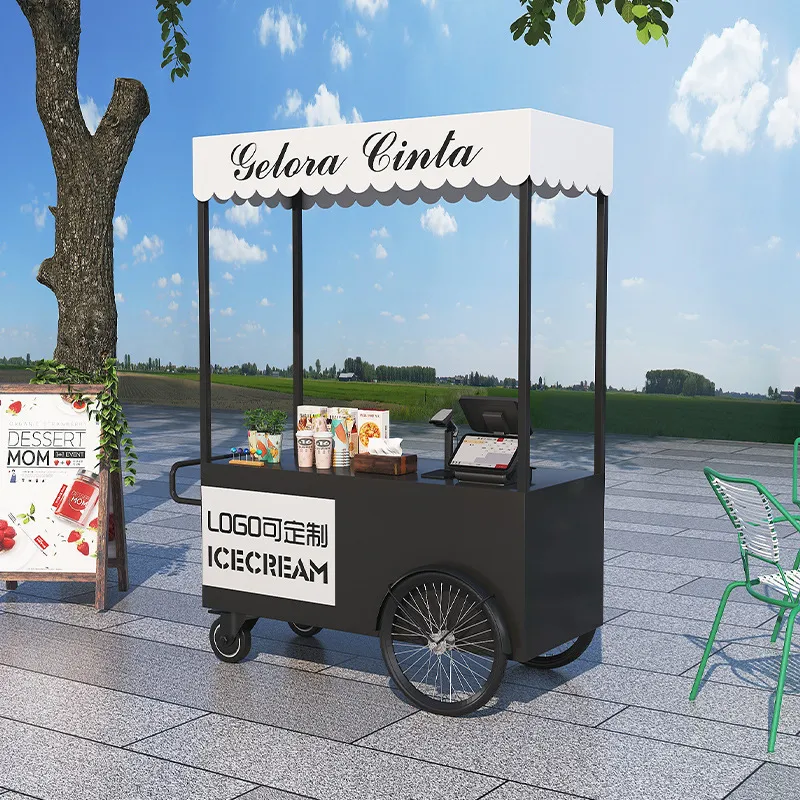 Coffee Tea Vendor - Street Food Truck Trolley Stall Fried
