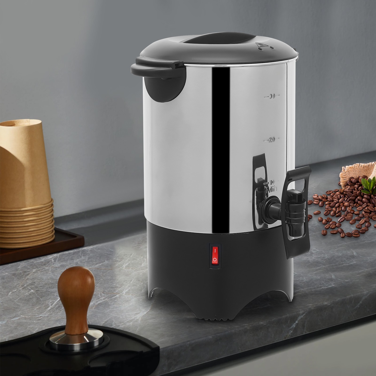 Coffee Tea Urn - Electric Coffee Urn 30 Cup (150
