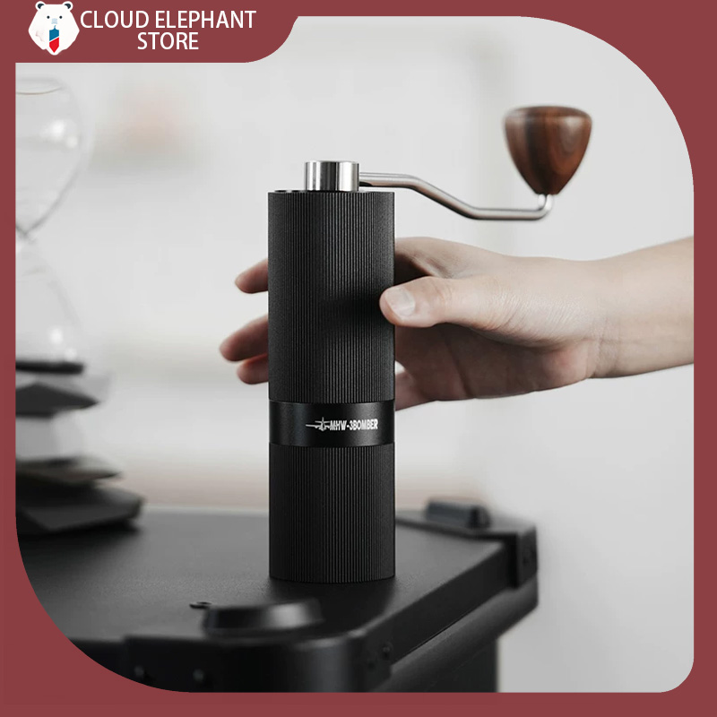 Burr Hand Grinder - MHW-3BOMBER Manual Espresso Grinder Adjustable Settings