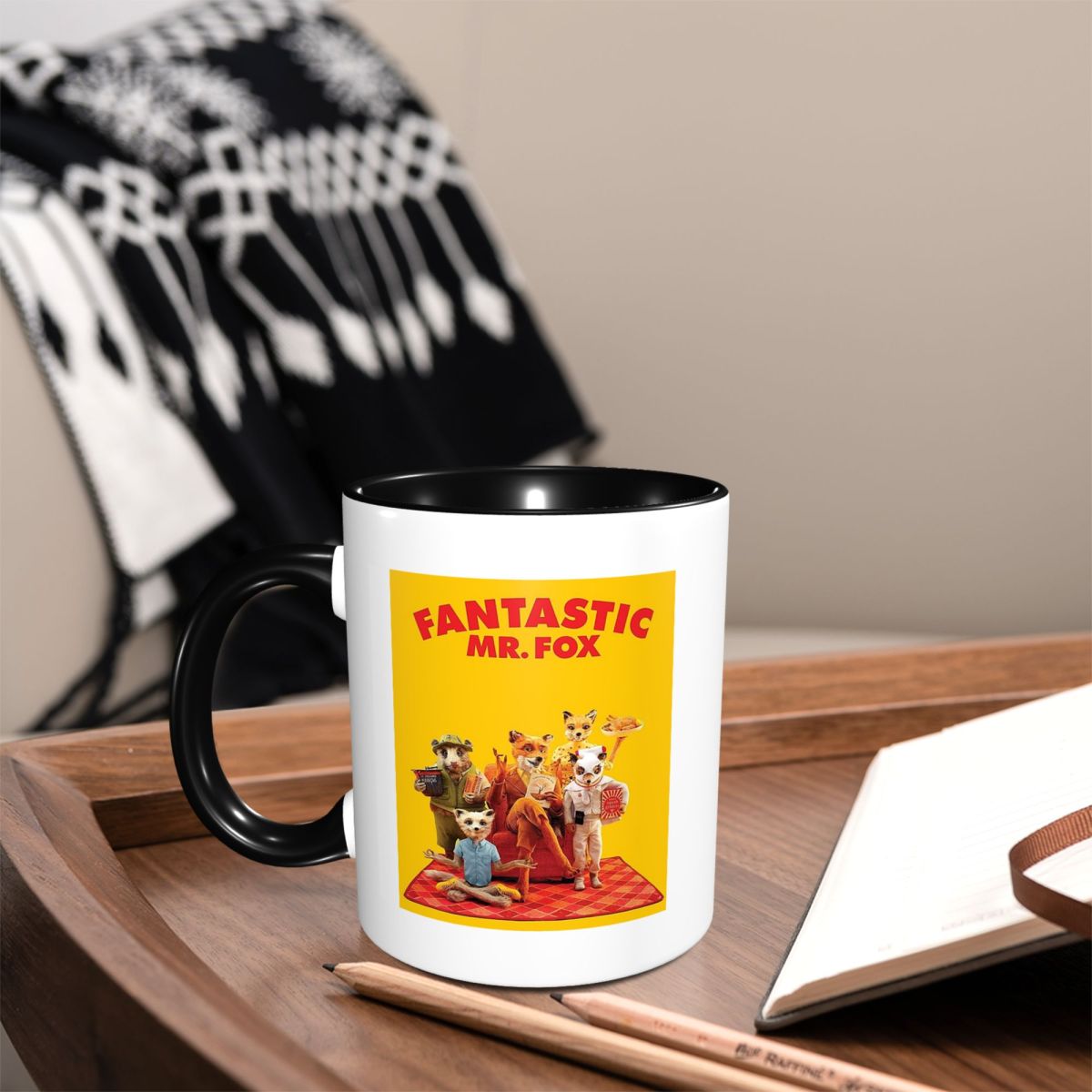 Coffee Tea Poster - Fantastic Mr Fox Movie Poster Mug