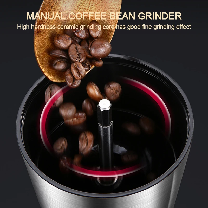 8 Adjustable Manual Coffee Gri - огляд і ціна Burr Hand Grinder