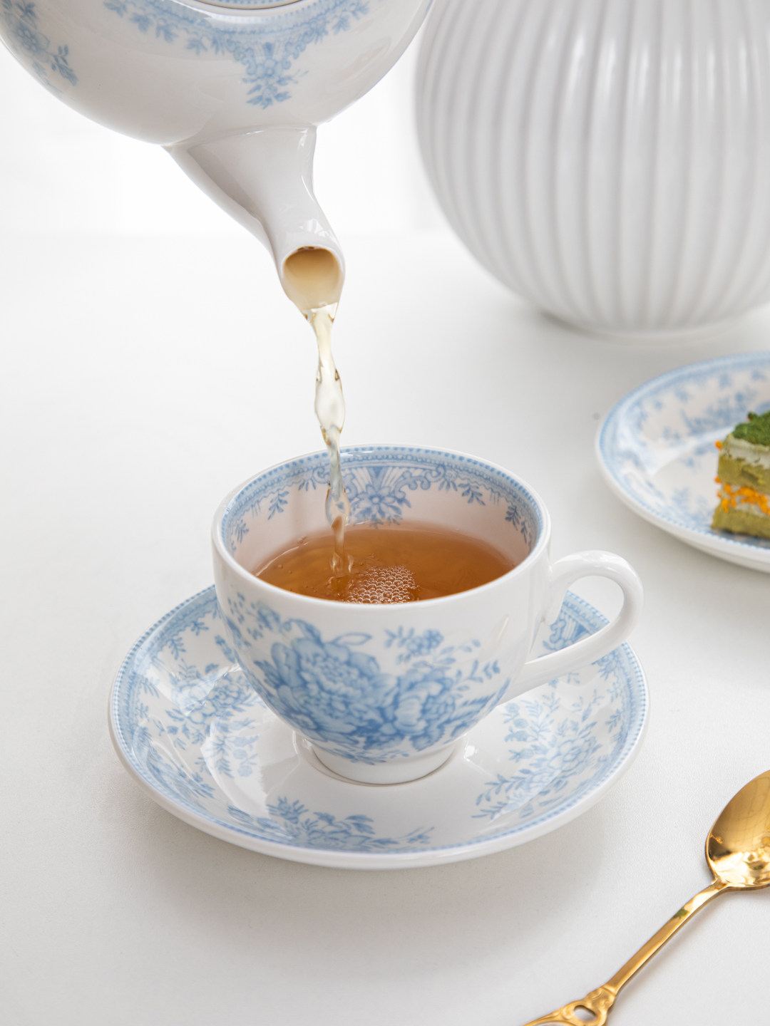 House, retro blue peony aftern - огляд і ціна Coffee Tea House