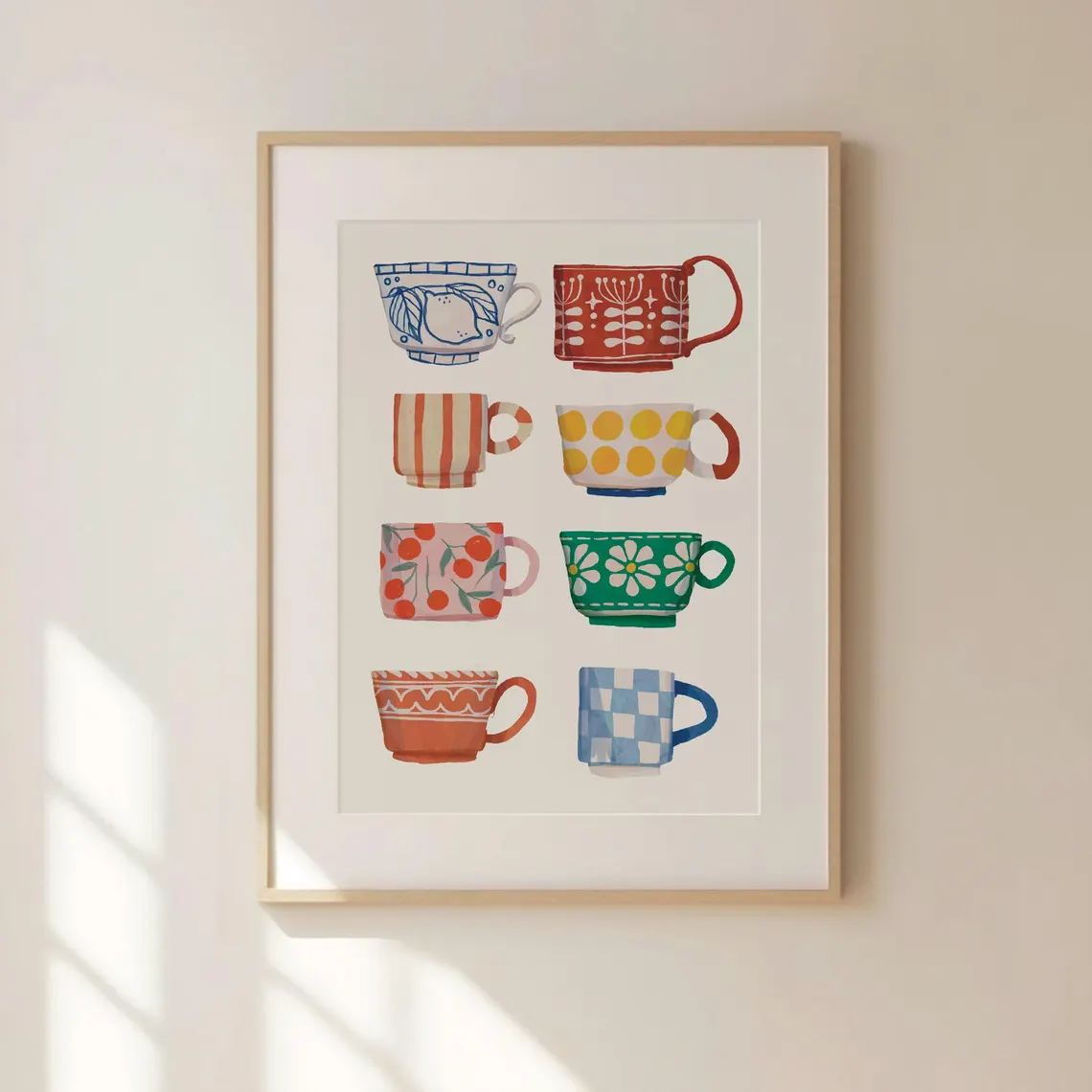 Tea Cup Print, Breakfast poste - огляд і ціна Coffee Tea Poster