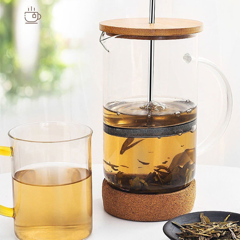 Coffee French Press Pot with F - огляд і ціна French Press Glass