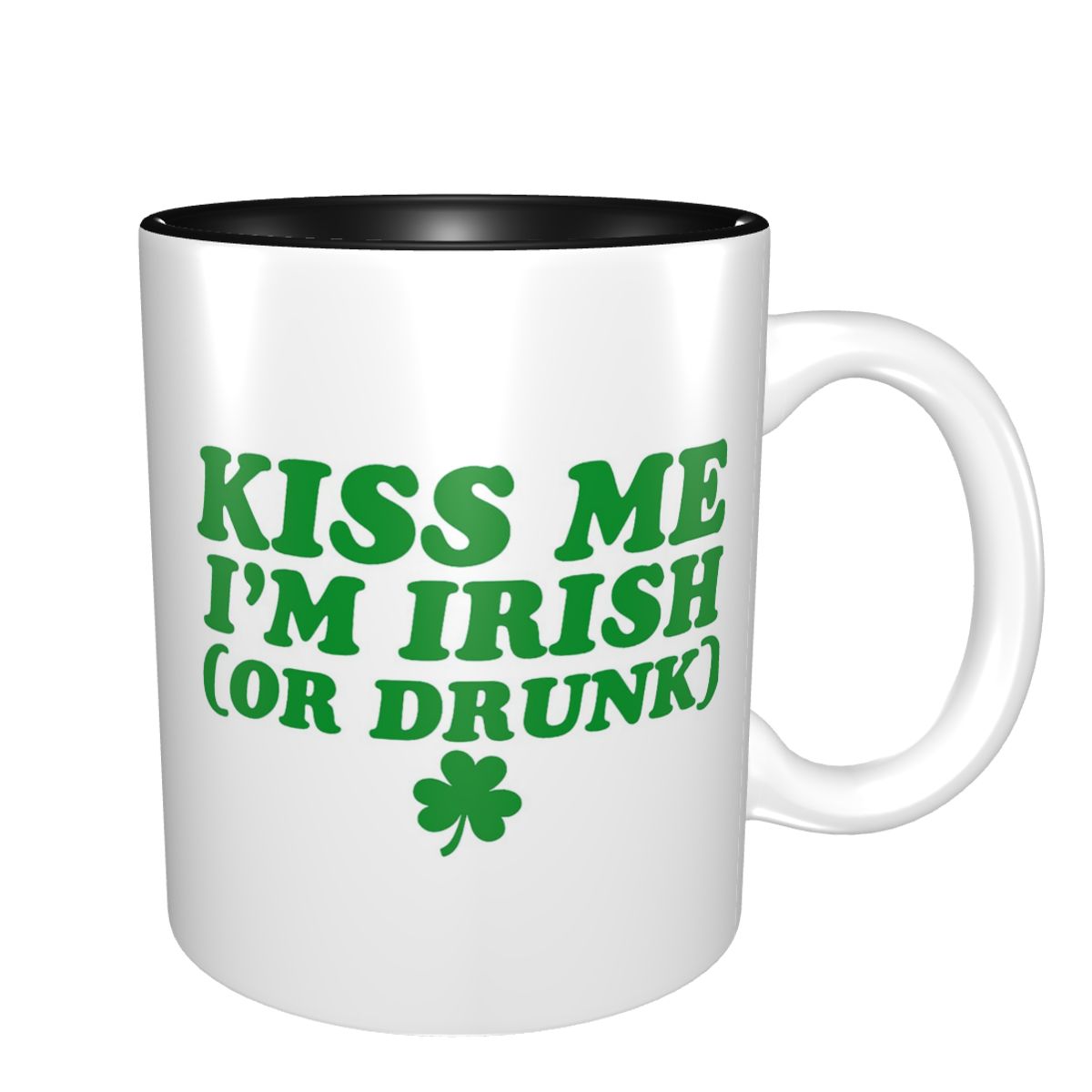 Kiss Me I'm Irish Mug Funny Ce - огляд і ціна Coffee Tea And Me
