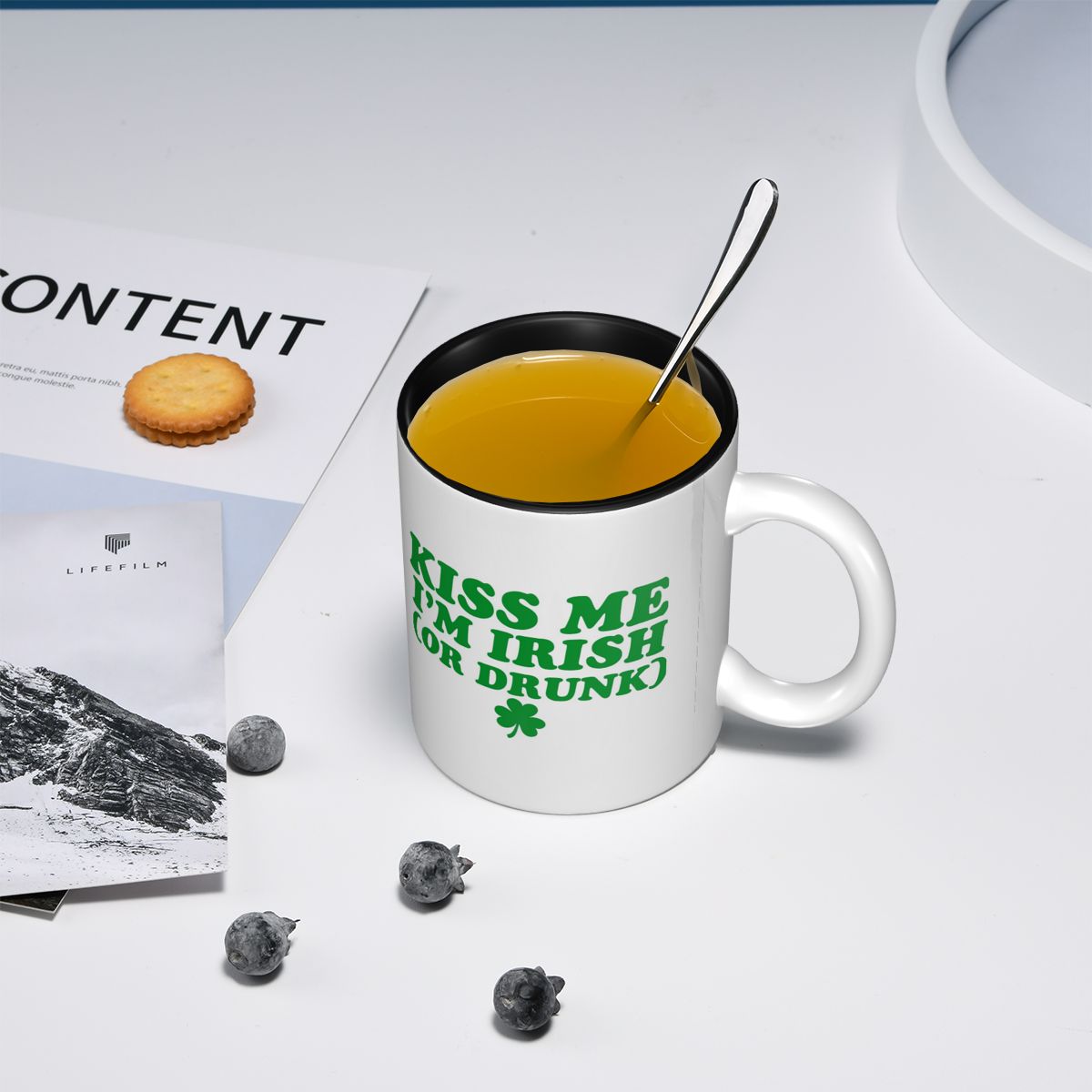 Kiss Me I'm Irish Mug Funny Ce - огляд і ціна Coffee Tea And Me