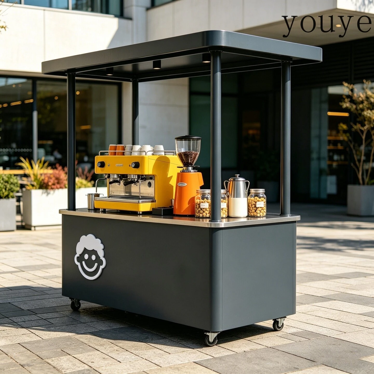 eDJ Iron wrought stalls carts  - огляд і ціна Coffee Tea Vendor