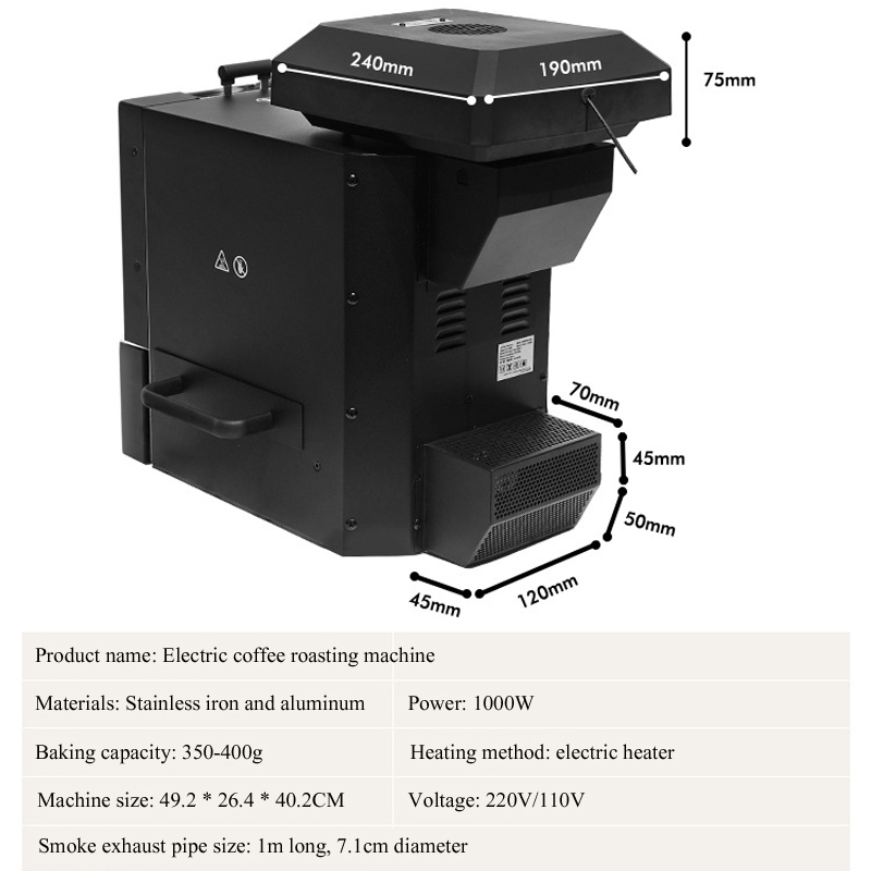 500g Coffee Roaster 3 Roasting - огляд і ціна Coffee Bean