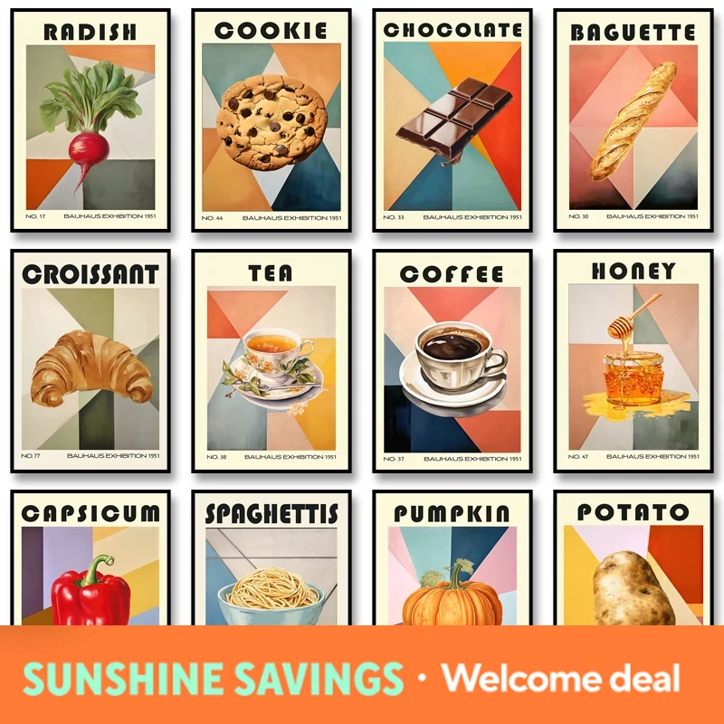 Kitchen Food Diamond Paintings - огляд і ціна Coffee Tea Poster