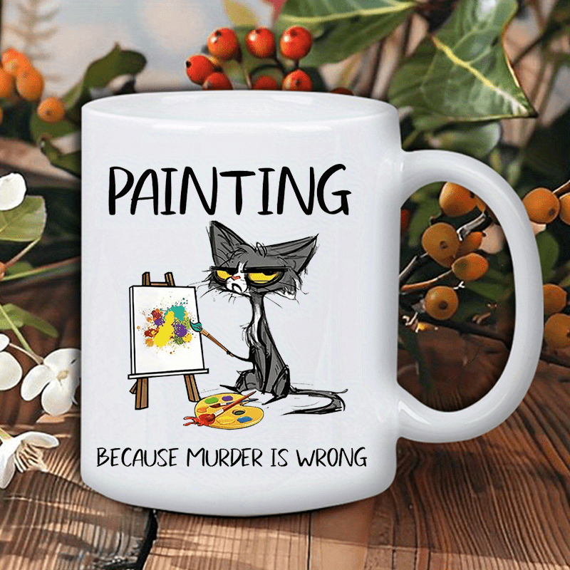 Painting Because Murder Is Wro - огляд і ціна Coffee Tea Wrong