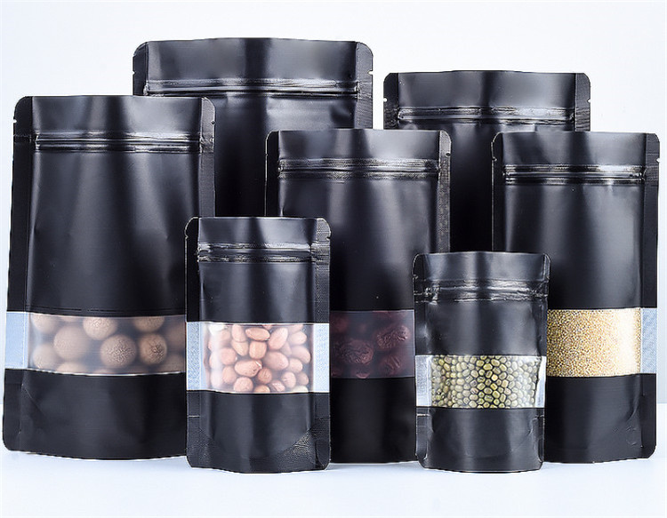 100PCS Stand-up Matte Black Al - огляд і ціна Coffee Tea House