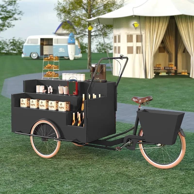 Mobile Tricycle Display Stand  - огляд і ціна Coffee Tea Vendor