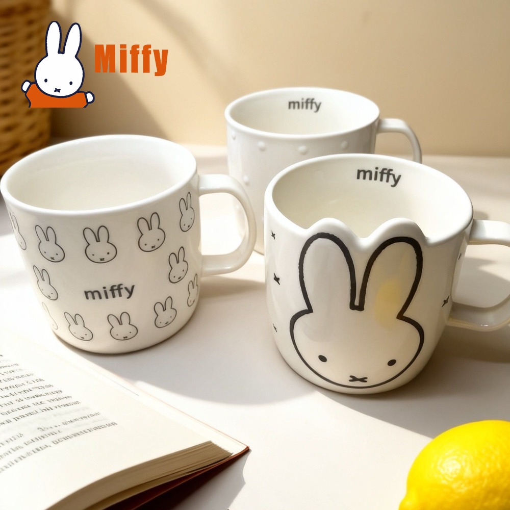 Kawaii Miffy Ceramic Mug Cute  - огляд і ціна Coffee Tea Good Morning