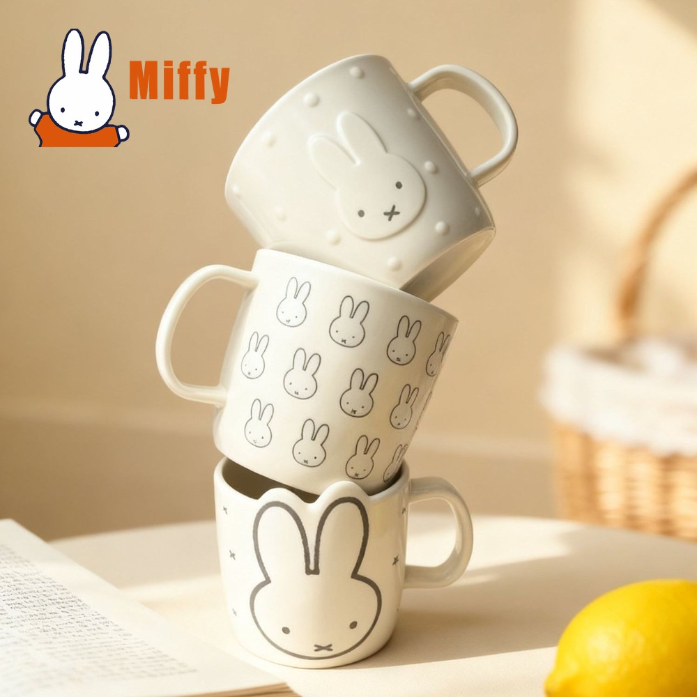 Kawaii Miffy Ceramic Mug Cute  - огляд і ціна Coffee Tea Good Morning
