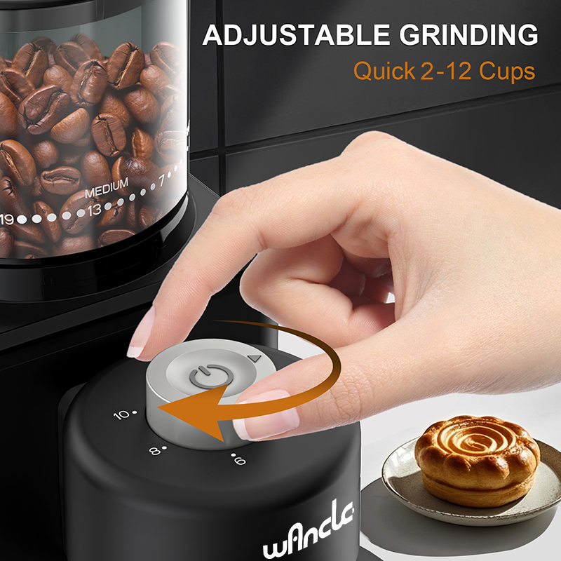Coffee Grinder Automatic Elect - огляд і ціна French Press Glass