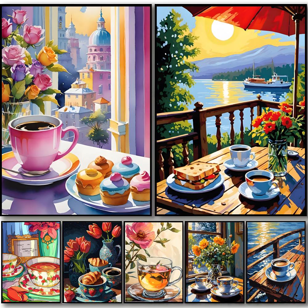 Sweet Cozy Delicate Art A-Afte - огляд і ціна Coffee Tea Poster