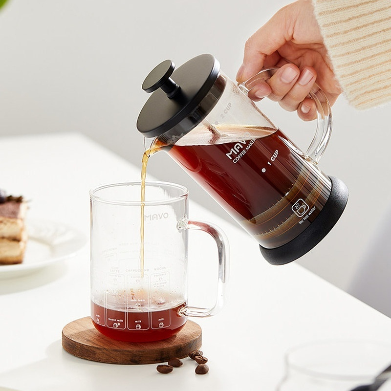 MAVO French Press Coffee Maker - огляд і ціна French Press Glass