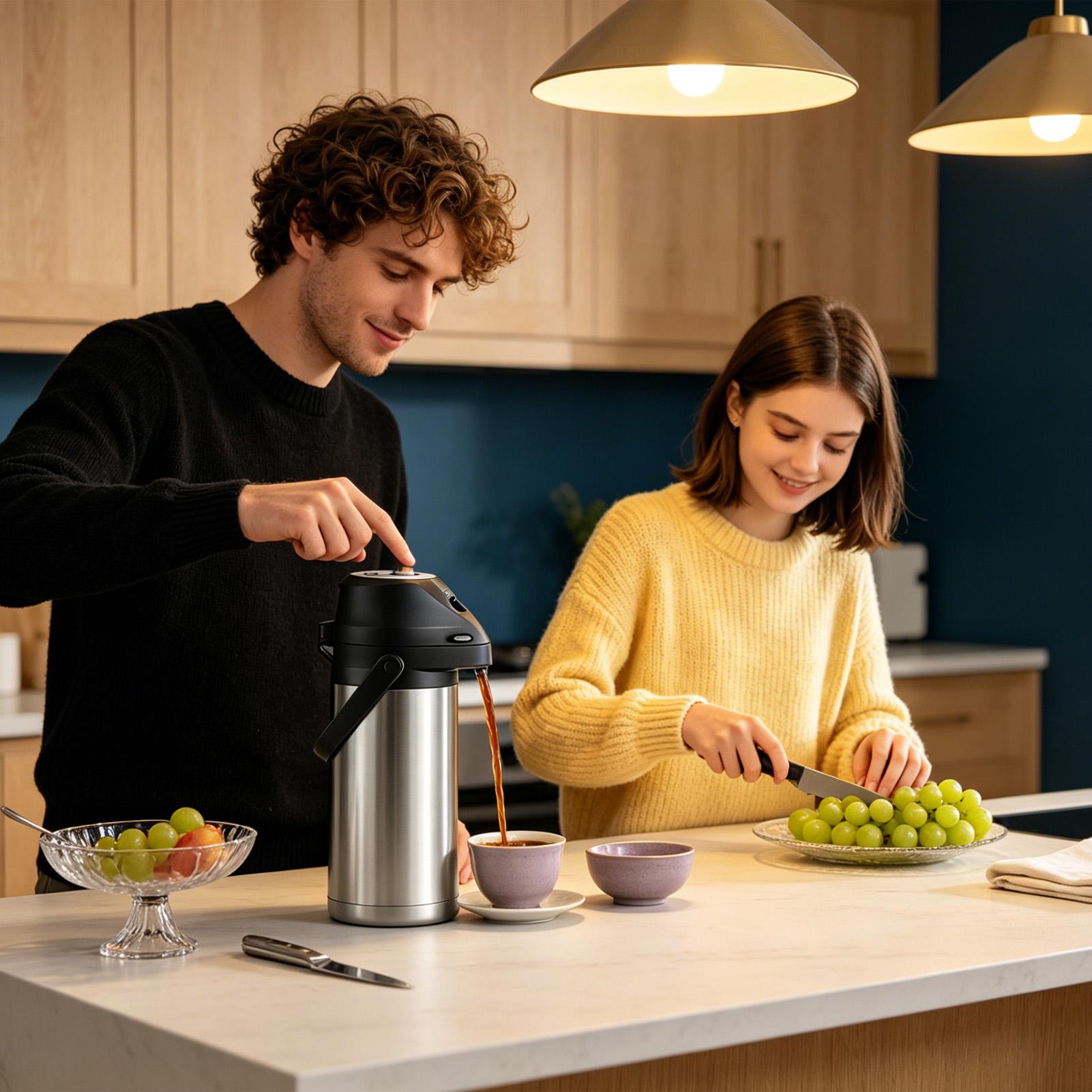 Stainless Steel Airpot Dispens - огляд і ціна Coffee Tea Urn