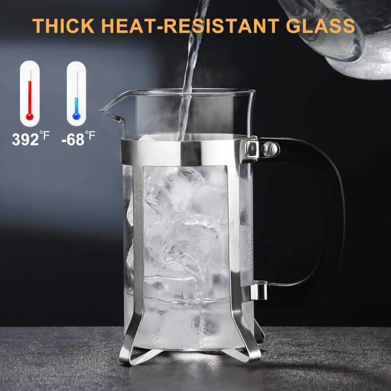 French Coffee Machine Coffee P - огляд і ціна French Press Glass