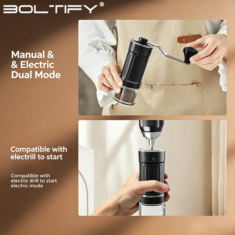 BOLTIFY High-Q Adjustable Coar - огляд і ціна Burr Hand Grinder