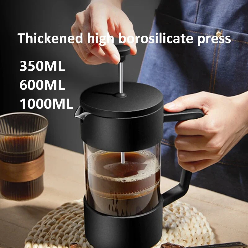 350/600/1000ML French Press Co - огляд і ціна French Press Glass