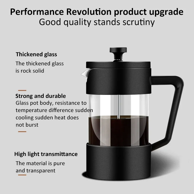 350/600/1000ML French Press Co - огляд і ціна French Press Glass