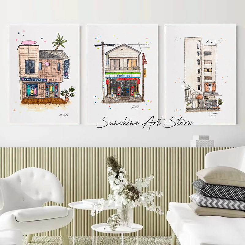 Traditional Japanese Building  - огляд і ціна Coffee Tea Poster