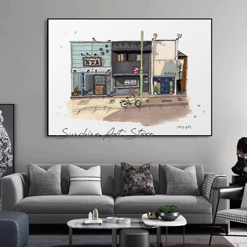 Traditional Japanese Building  - огляд і ціна Coffee Tea Poster