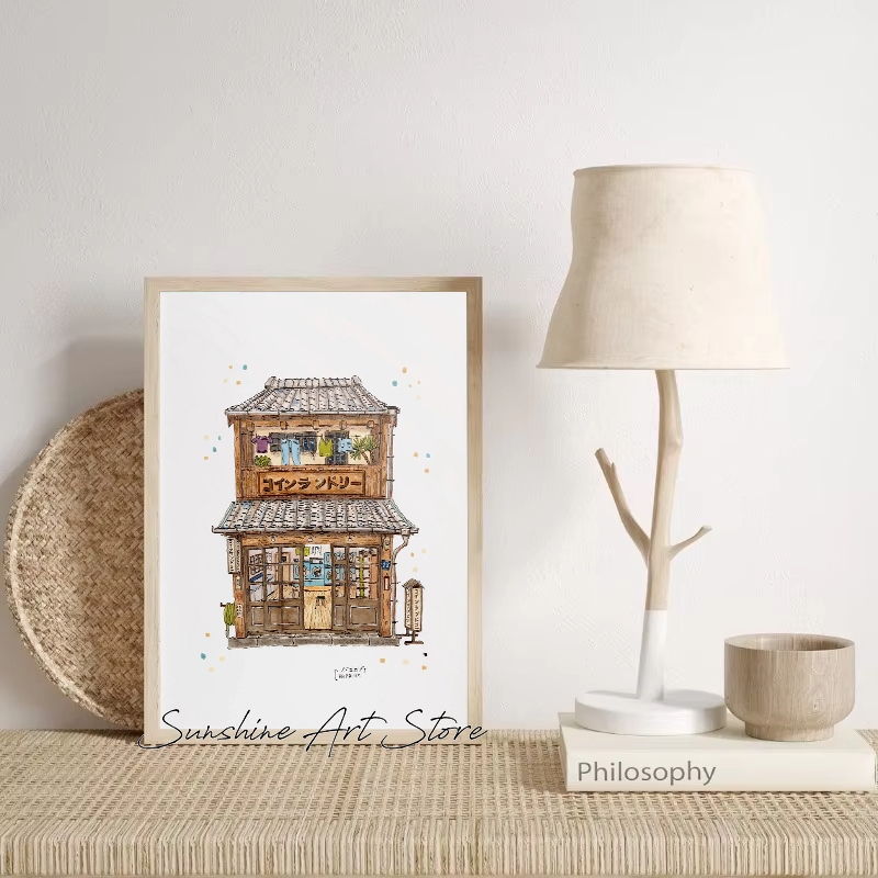 Traditional Japanese Building  - огляд і ціна Coffee Tea Poster