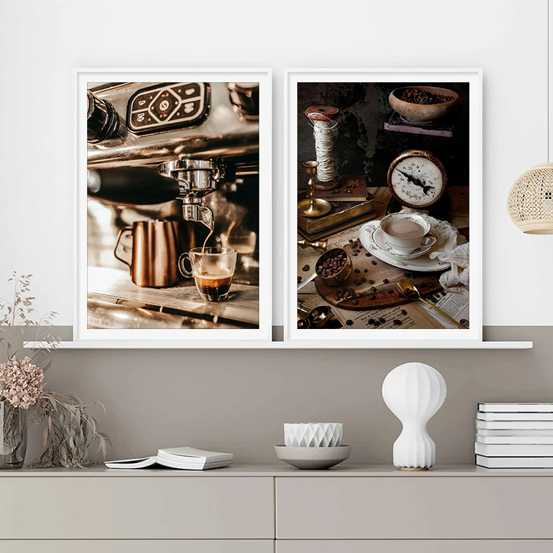 Vintage Coffee Bean Hand Coffe - огляд і ціна Coffee Tea Poster