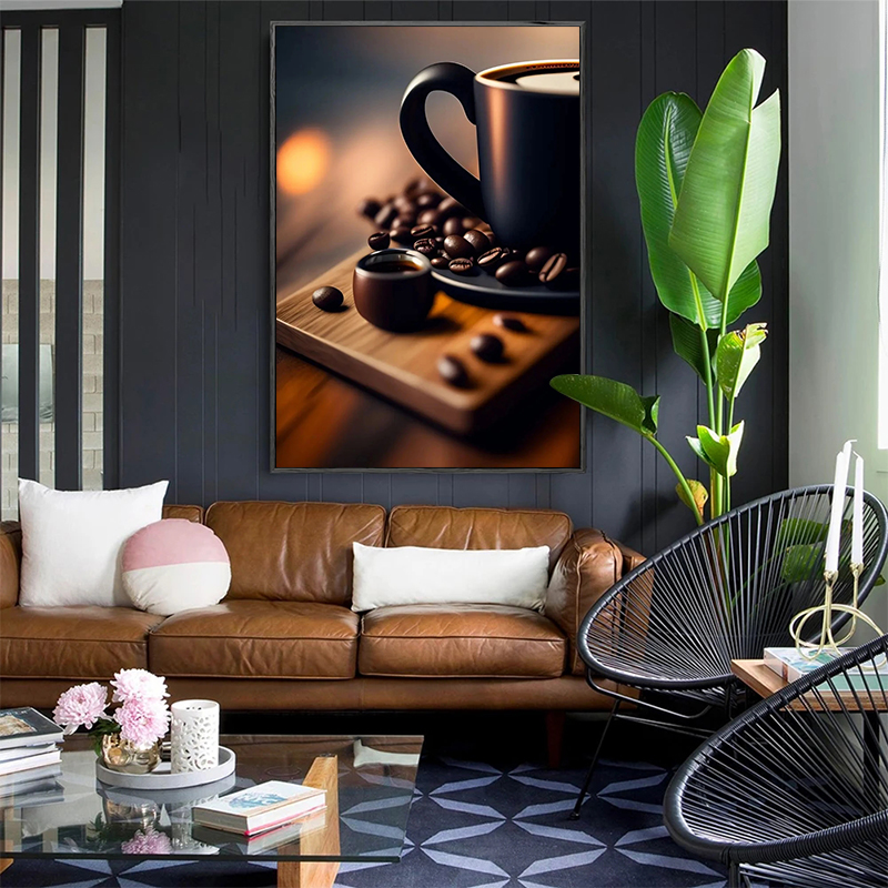 Vintage Coffee Bean Hand Coffe - огляд і ціна Coffee Tea Poster