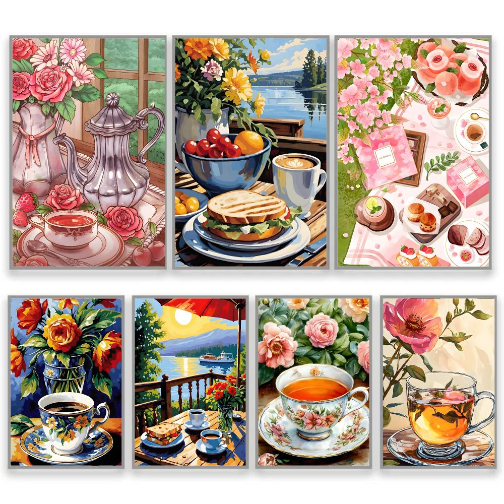 Afternoon Tea Coffee Cup Home  - огляд і ціна Coffee Tea Poster