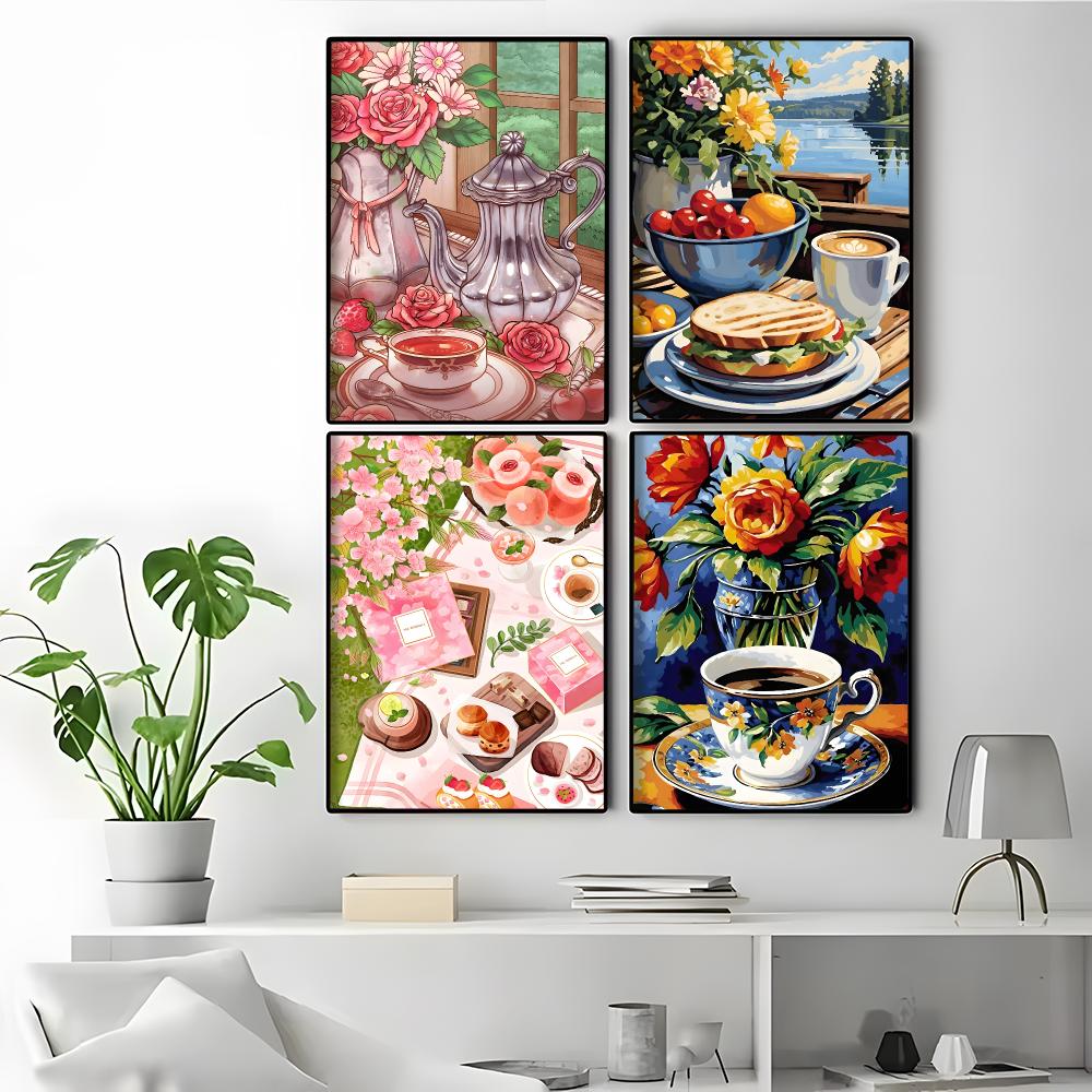 Afternoon Tea Coffee Cup Home  - огляд і ціна Coffee Tea Poster