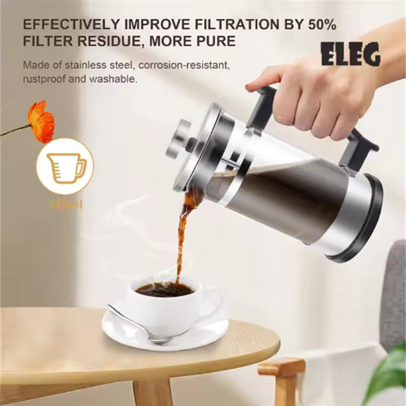 Coffee French Press Pot With F - огляд і ціна French Press Glass
